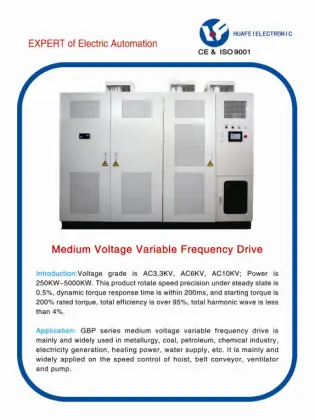 VFD for mining hoist winch