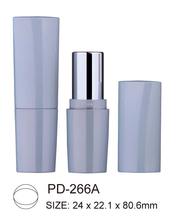 Cylindrical Plastic Lipstick Tube