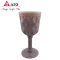 Retro wine glasses zipper pattern water glass cup