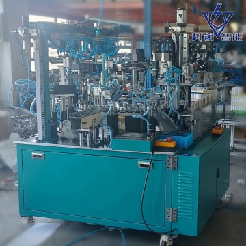 Máquina de montagem de cola sólida com disco de inserção