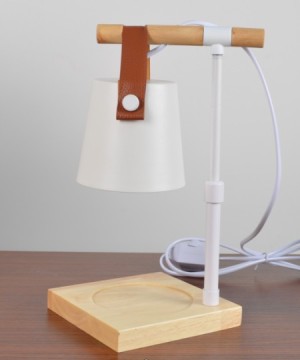 Wholesale Modern Wooden Base Candle Warmer Lamps
