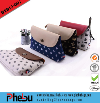 Wholesale cotton travel organizer makeup bags(COS15-007)
