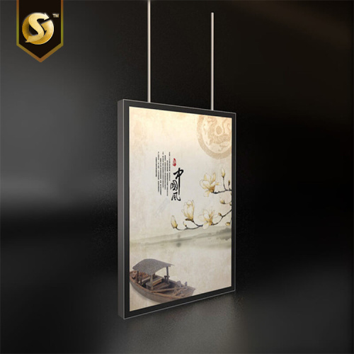 Lampu LED white wall decor poster display signs