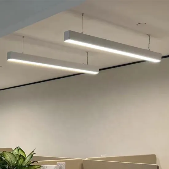 Nordic Modern Metal Hanging Chandelier - Gold Black LED Linear Pendant Light