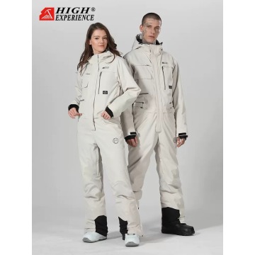 Waterproof Couple Workwear One-Piece Ski Suits