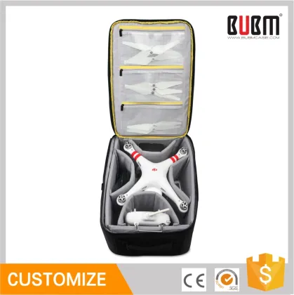 BUBM Waterproof UAV Bag DJI Phantom 3 Backpack Shoulder and DJI drone travel bag for DJI accessories
