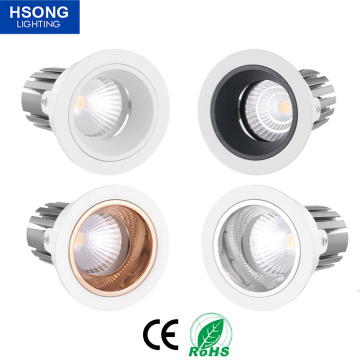 IKEA မီးမောင်းထိုးမီးသည်ရွှေရောင်ခွက်ကို Downlight LED