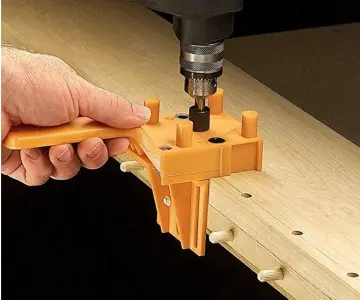 Handheld Woodworking Doweling Jig: Drill Guide for Wood Dowel Holes