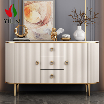 Walnut Wooden Modern Sideboard for Luxury Dining and Storage