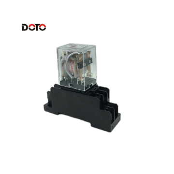 HH52P MY2N-J 5A 28VDC/240VAC Elektromagnetisch relais met 8-pins plug-in terminal en 1,2 W spoelvermogen
