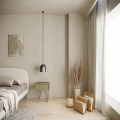 Meubles de chambre à coucher Designs de lit à double tissu moderne