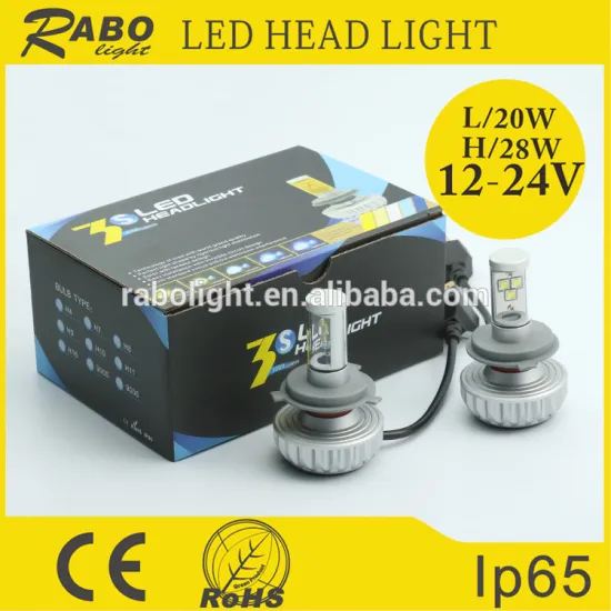 Factory 3S auto led headlight 30w h4 motorcycle headlight bulbs