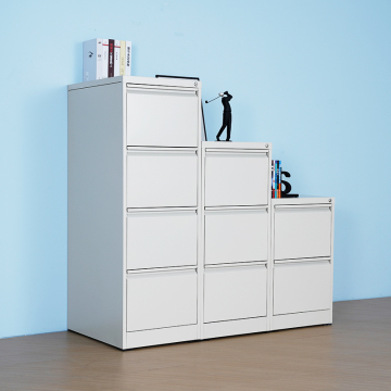 Grote capaciteit 3-laden stalen archiveringskast: verstelbare kantoormeubels voor een efficiënte documentorganisatie in Home Office &amp; Workshop