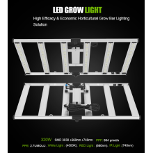 320W أدى داخلي النمو ضوء بار للاحتباس الحراري