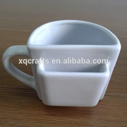 Wholesale cheap plain bulk travel ceramic tea tasting cup