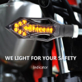 Sistema di illuminazione motociclistica a LED segnale di svolta motociclistica