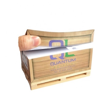 Custom Logo Wooden Pallet Notepad for Promotion