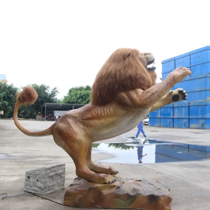 Realistic animatronic lion for sale