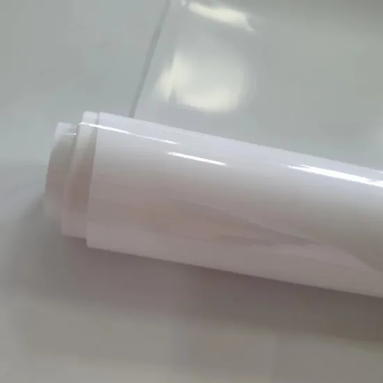 White opaque PET cover film Printable lidding film