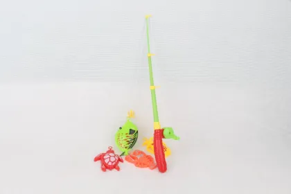 plastic summer fishing toys fishing set