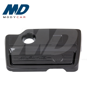 OEM Style Dry Carbon Fiber Engine Cover for 2013-2018 Mercedes-Benz A-Class W176 AMG A45
