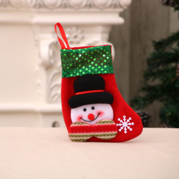 Christmas Stocking Socks & Gift Bags - 16*13cm Santa Claus Designs