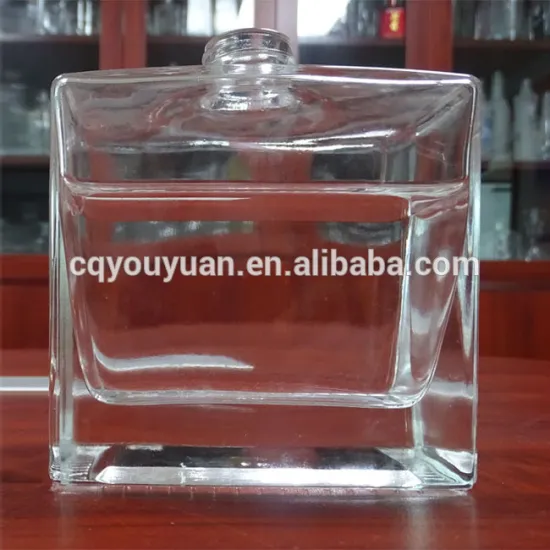 400ML Square Reed Diffuser Bottle Diffuser Glass Reed Diffuser Bottle