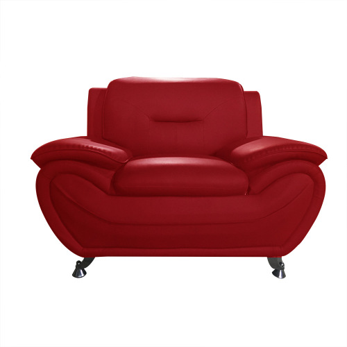 Nuevo diseño de cuero Loveseat sala de estar durmiente