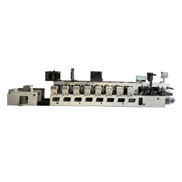Multicolor Flexo Unit Label UV Flat Bed Printing Machine