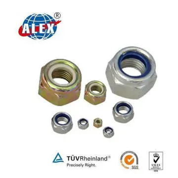 Nylon Nut For Track Bolt, Fastener Nylon Nut, High potency Nylon Nut