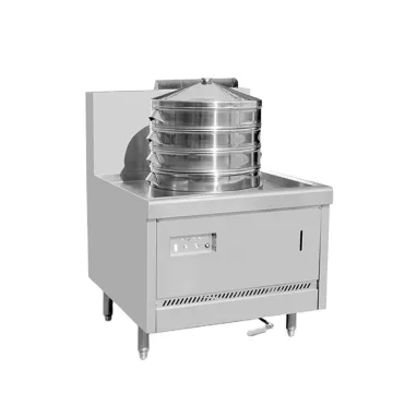 Commercial Stainless Steel Gas Work Steamer With 1-Burner