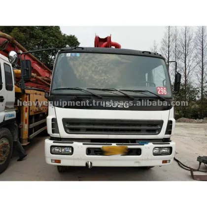 Used Putzmeister Concrete Pump Truck 37 Meters