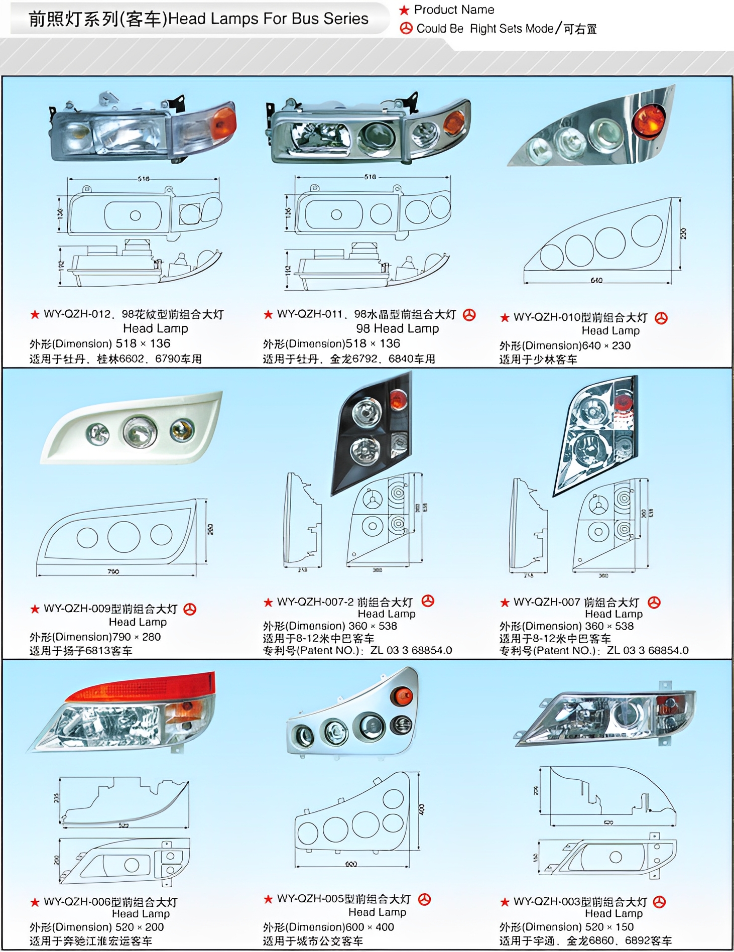 King Long Passenger Bus Universal Led Right Rear Combination Lamp ...