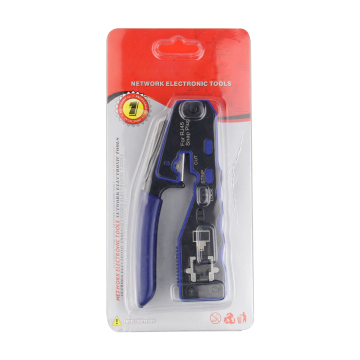 RJ45 Crimping Tool - Pass Through Cutter for Cat6/Cat5/Cat5e 8P8C Connectors