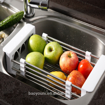 BYN adjustable Stainless Steel Over Sink Dish Drainer DQ-0076