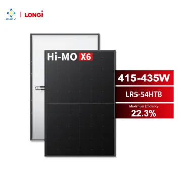 Longi Hi-Mo X6 LR5-54HTB Solar Panels: 415W, 420W, 425W, 430W, 435W 182mm Half Cell Solar Plates