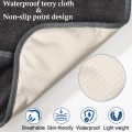 Adult Bibs for Seniors Eating Gray
