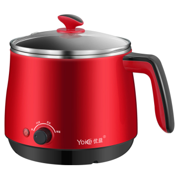 YOICE 1.5L Electric Skillet - Color Customized Electric Hot Pot for Office & Dormitories