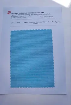 Two-tone Horizontal Stripe Four Way Spandex Fabric-7