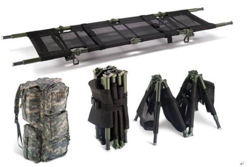 Military Emergency Aluminum Pole Folding Stretcher (SC-001)