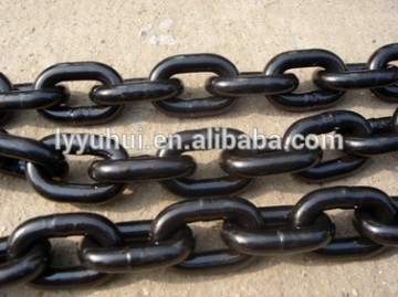 weld black link chains