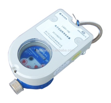 electronic remote-reading water meter