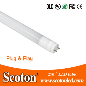 White Plug LED T8 Tube