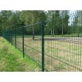 welded 3d curved fence with peach post factory