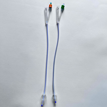 Silicone Foley Catheter Male Disposable All Silicone 2 way Foley Catheter Supplier