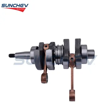SUNCHEV Crankshaft Assy 6B4-11400-00 FOR YAMAHA 15HP