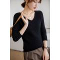 V-neck sweater Cashmere knitwear Feel soft and delicate