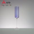 Ato Blue Borosilicate Glass Candle Holder για το γάμο