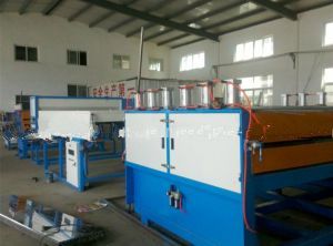 PC /PP/PE/PVC Plastic Hollow Grid Board Extruding Machine