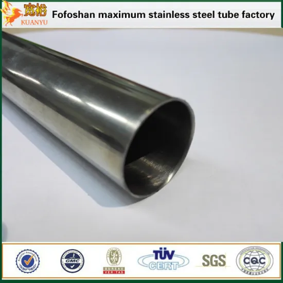 Round tube stainless steel austenitic pipe 316 food grade